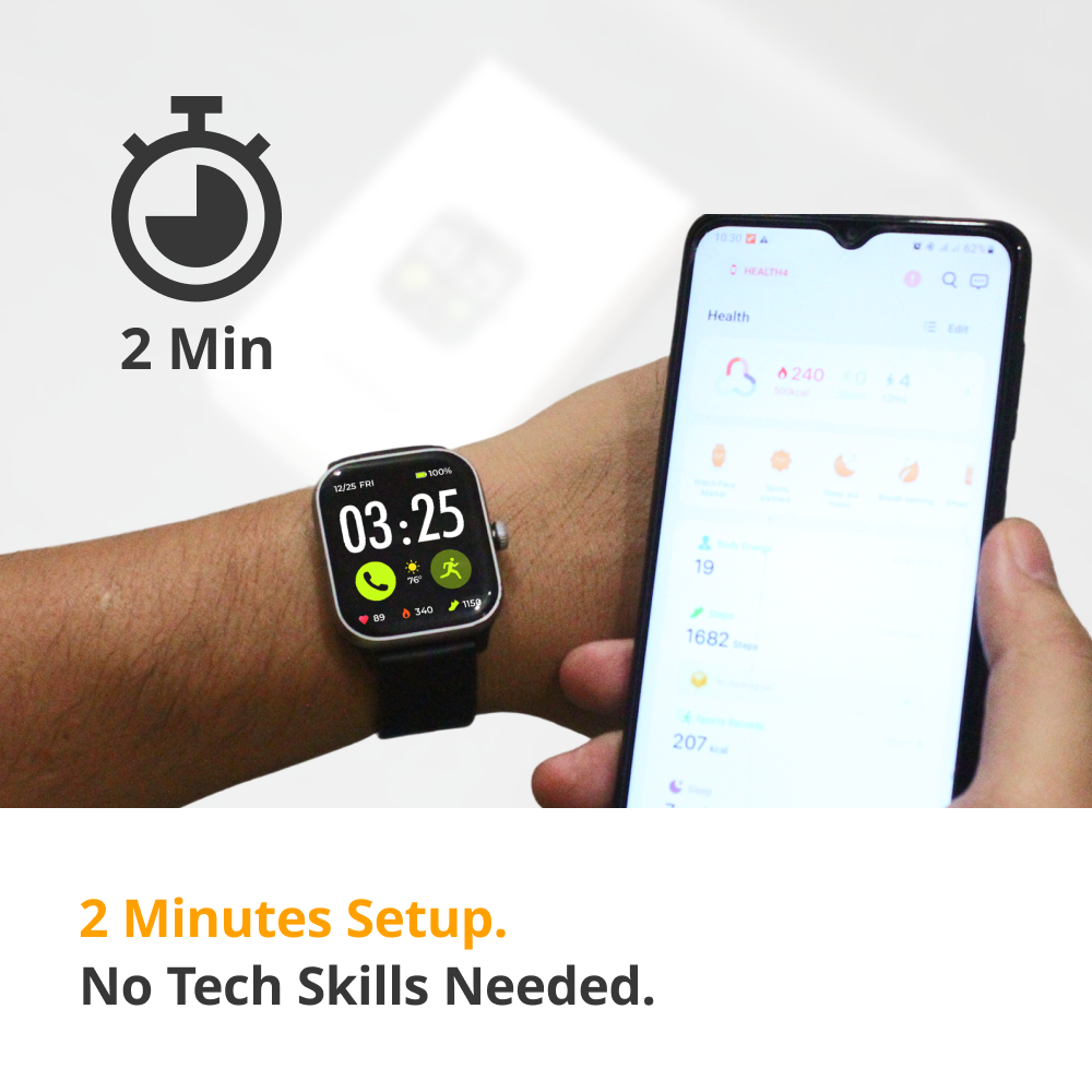 Health Smartwatch 4 Patriot Bundle