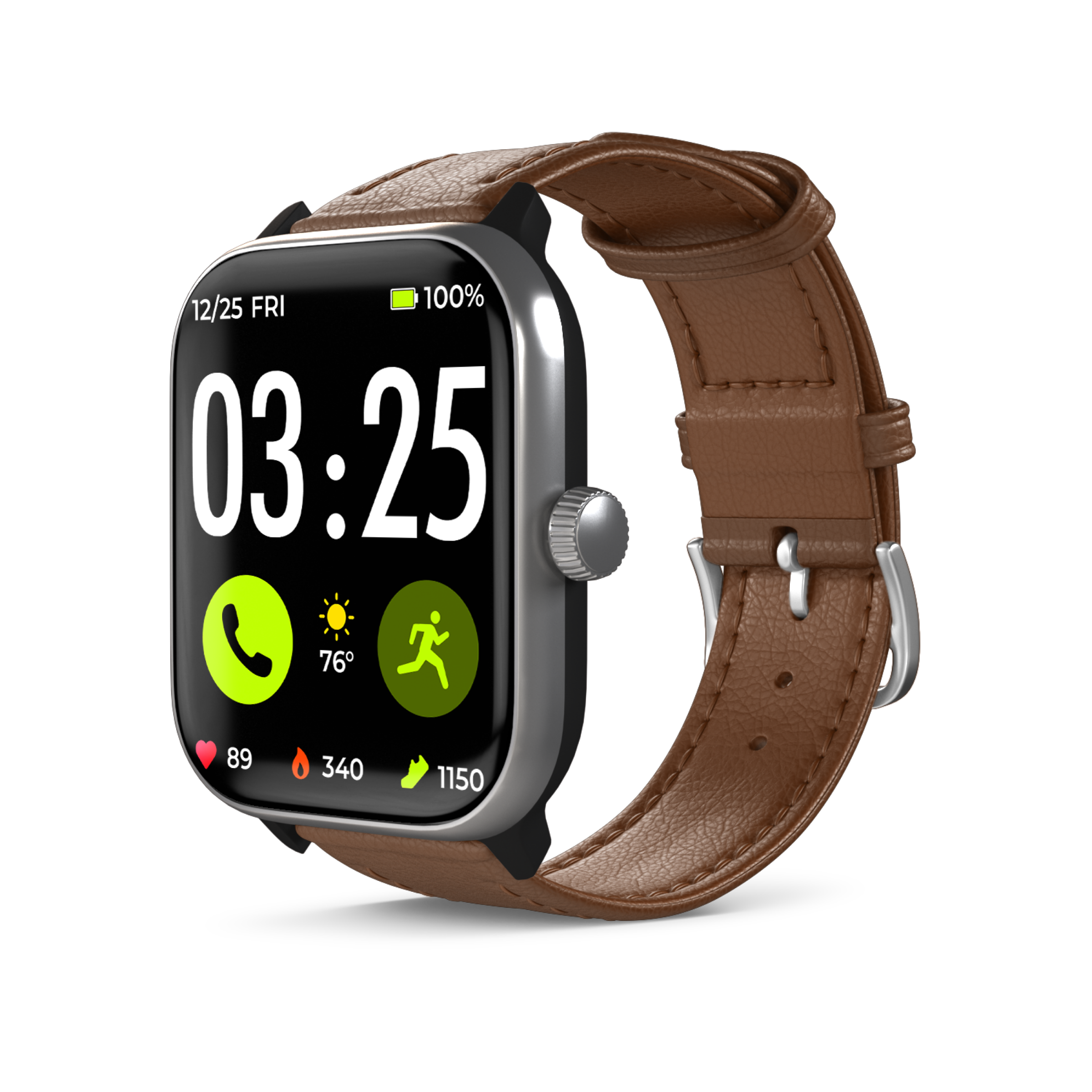 Leather Band for Health Smartwatch 4