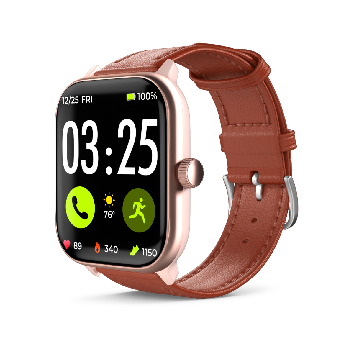 Leather Band for Health Smartwatch 4