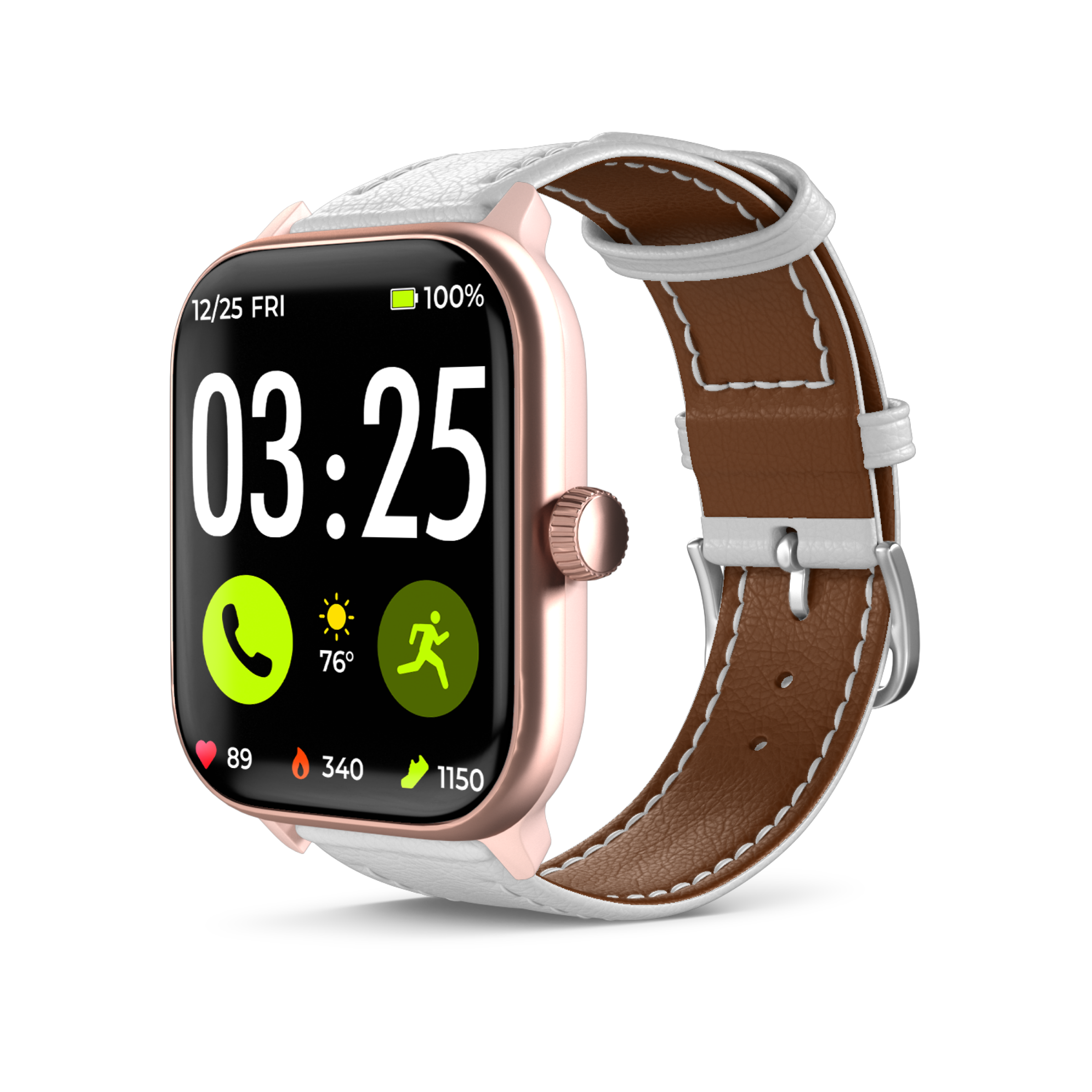 Leather Band for Health Smartwatch 4