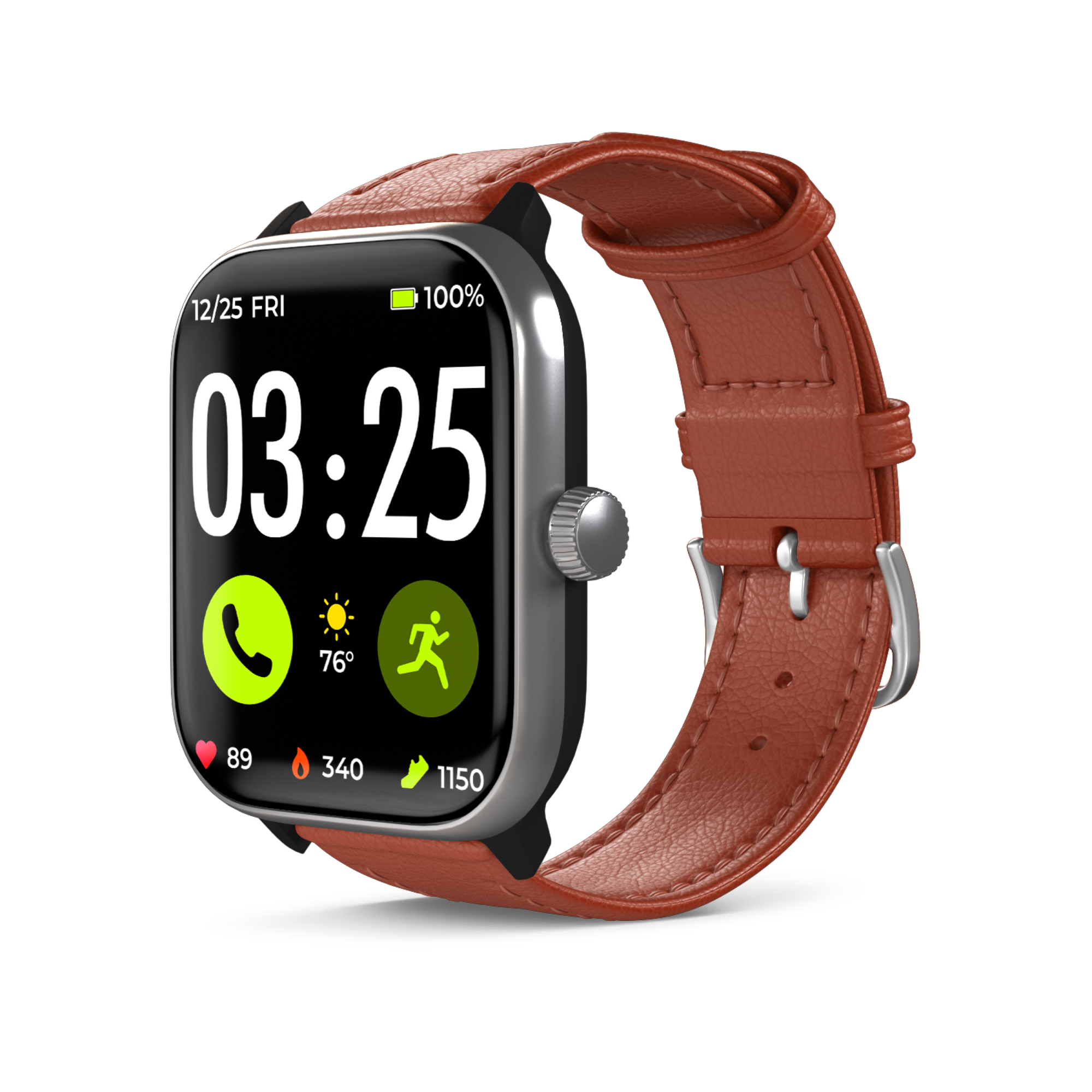 Leather Band for Health Smartwatch 4