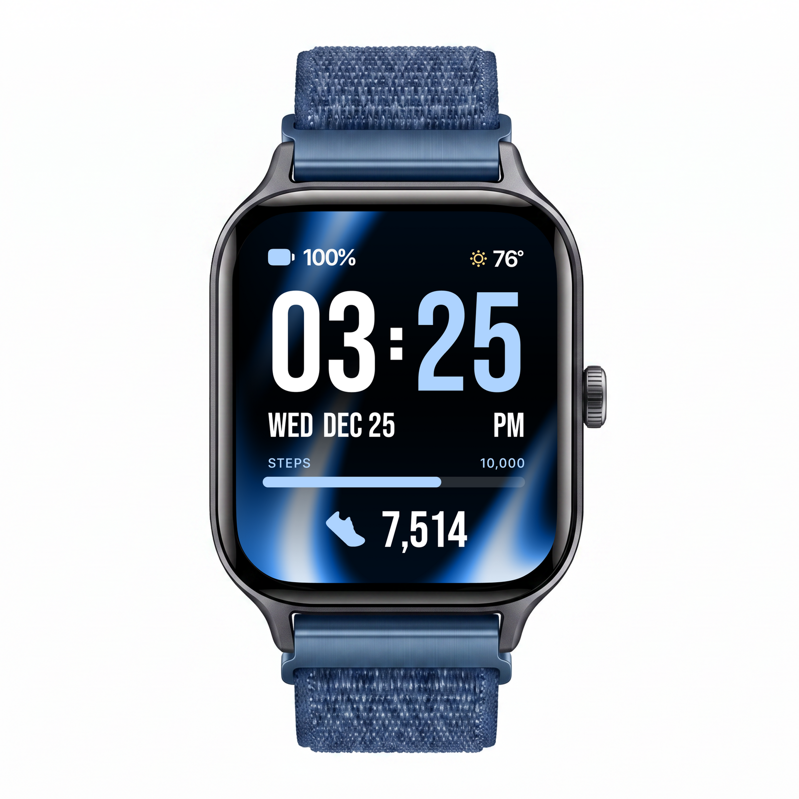 Braided Textile Band for Health Smartwatch 5