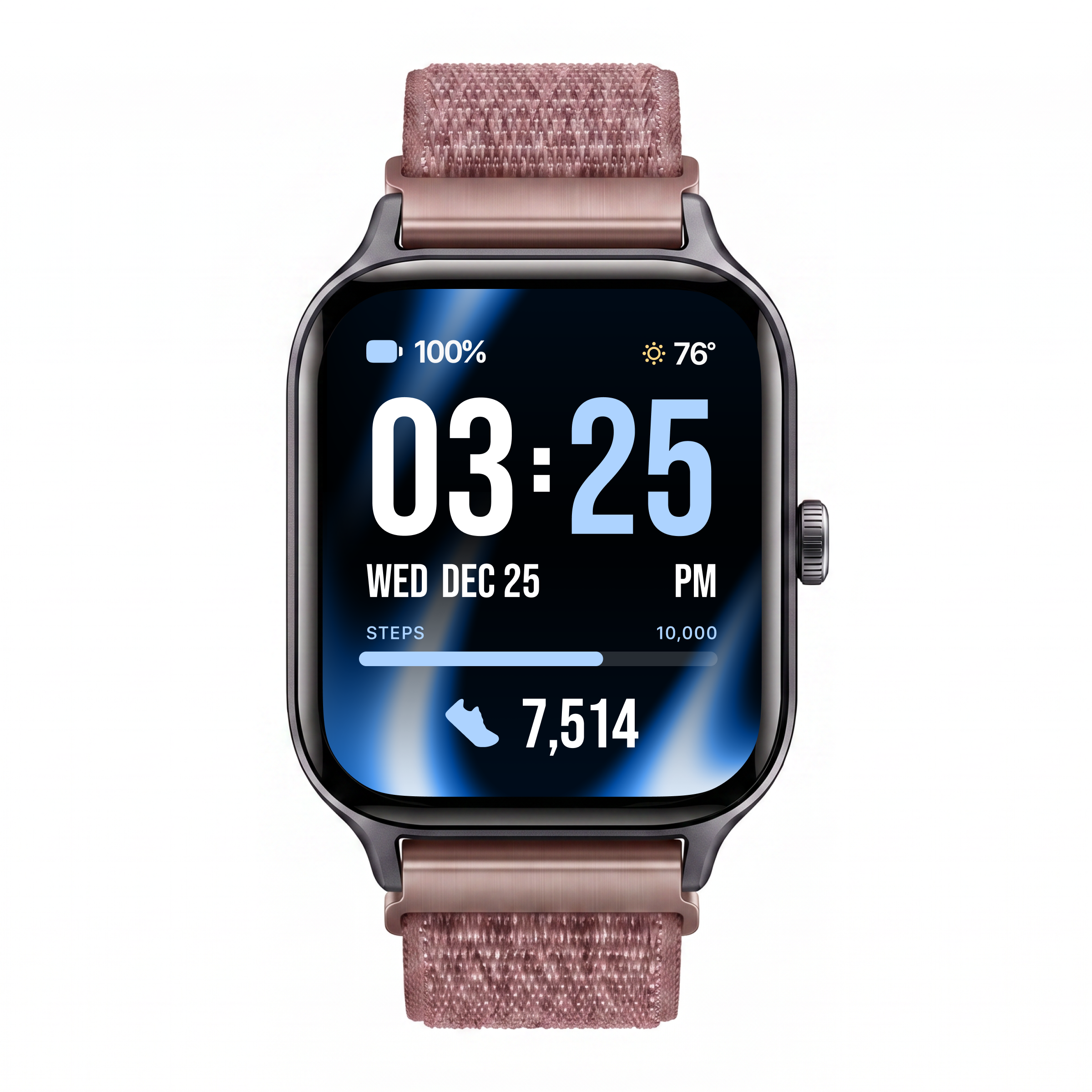 Braided Velcro Band for Health Smartwatch 5