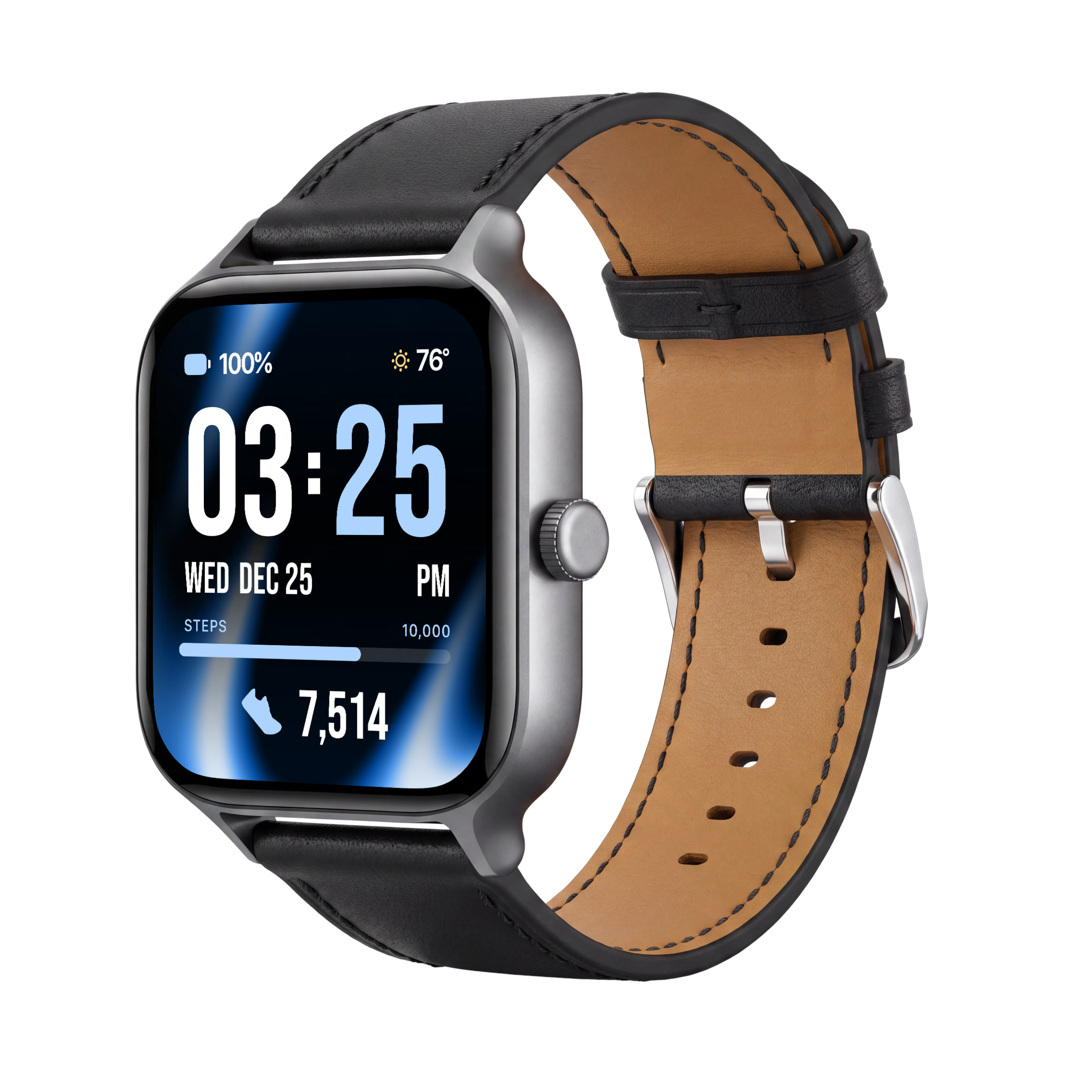 Leather Band for Health Smartwatch 5