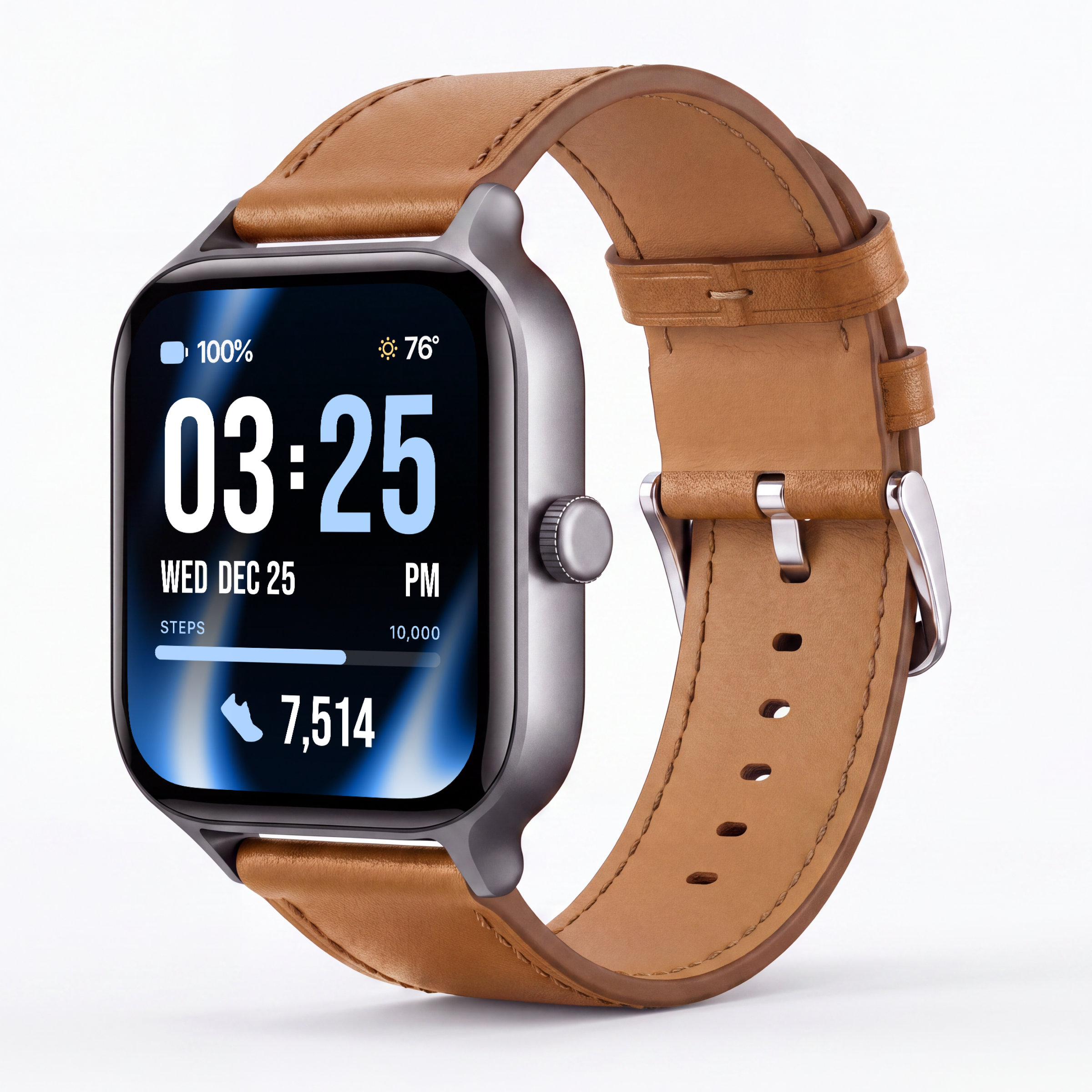 Leather Band for Health Smartwatch 5