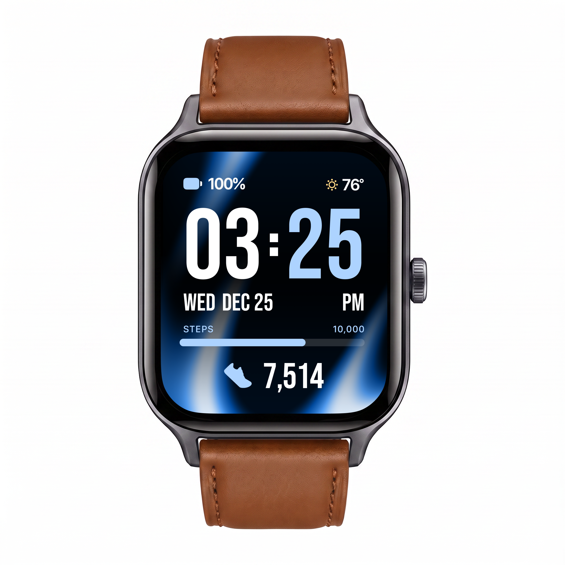 Leather Band for Health Smartwatch 5