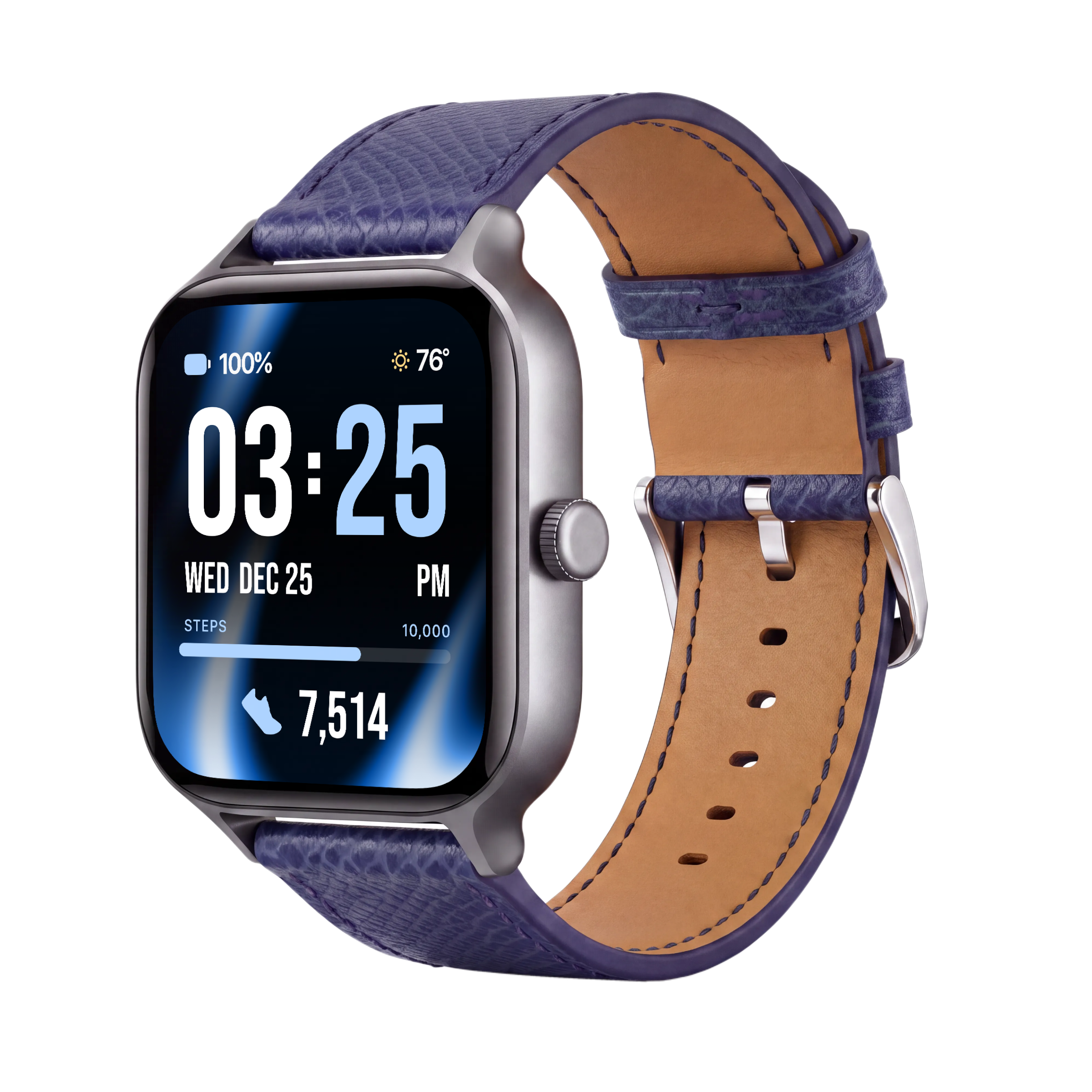 Leather Band for Health Smartwatch 5