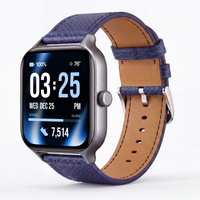 Leather Band for Health Smartwatch 5