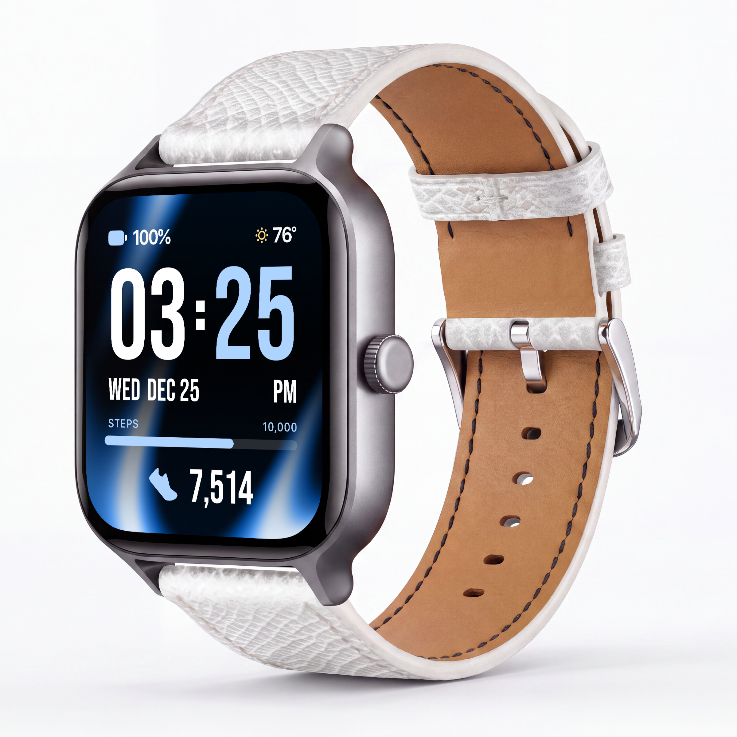 Leather Band for Health Smartwatch 5