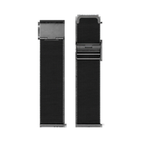 Black Stainless Steel Band for Health Smartwatch 3