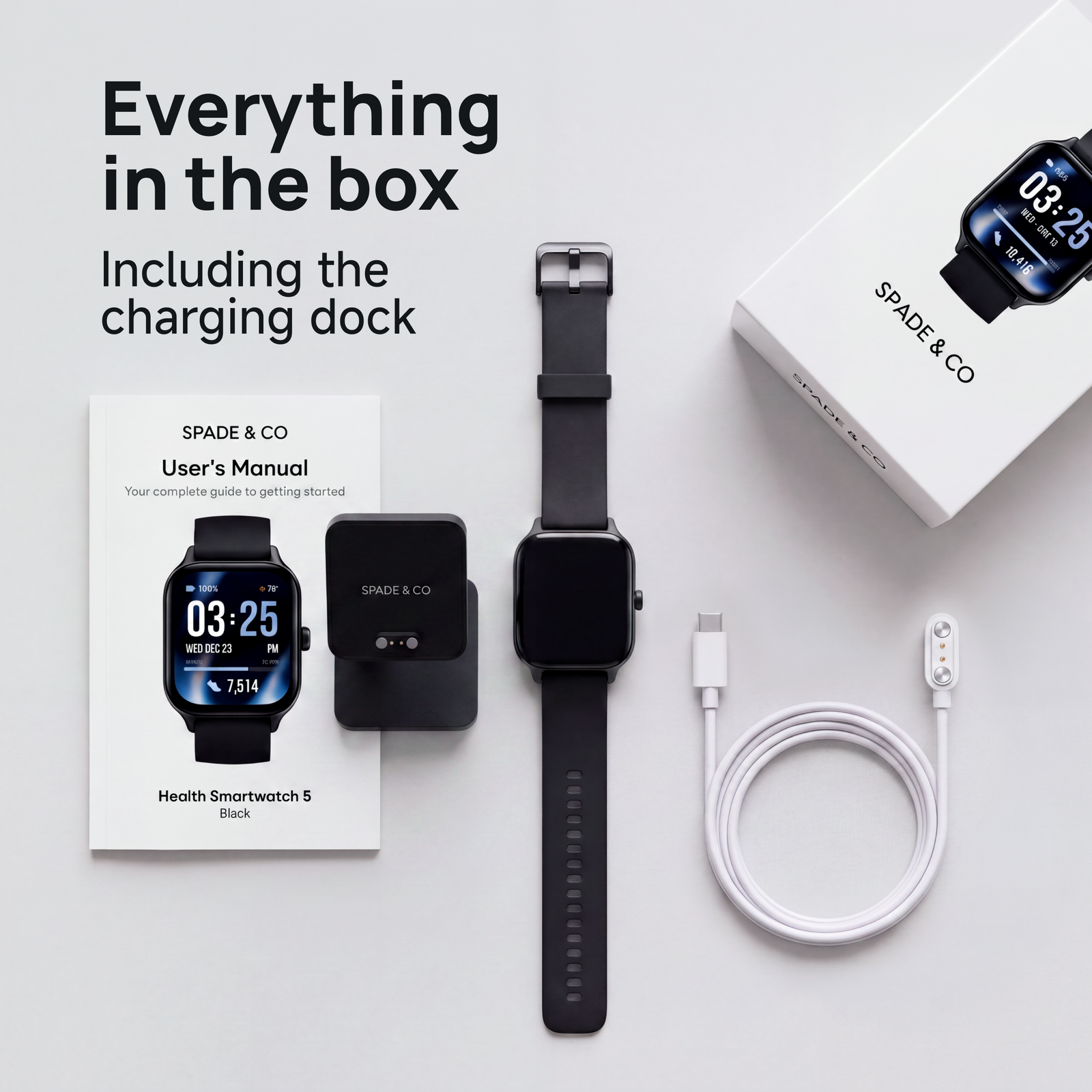 Box Contents for Black