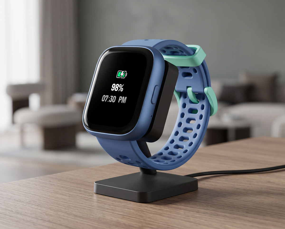 SafeWatch Kids with magnetic charger