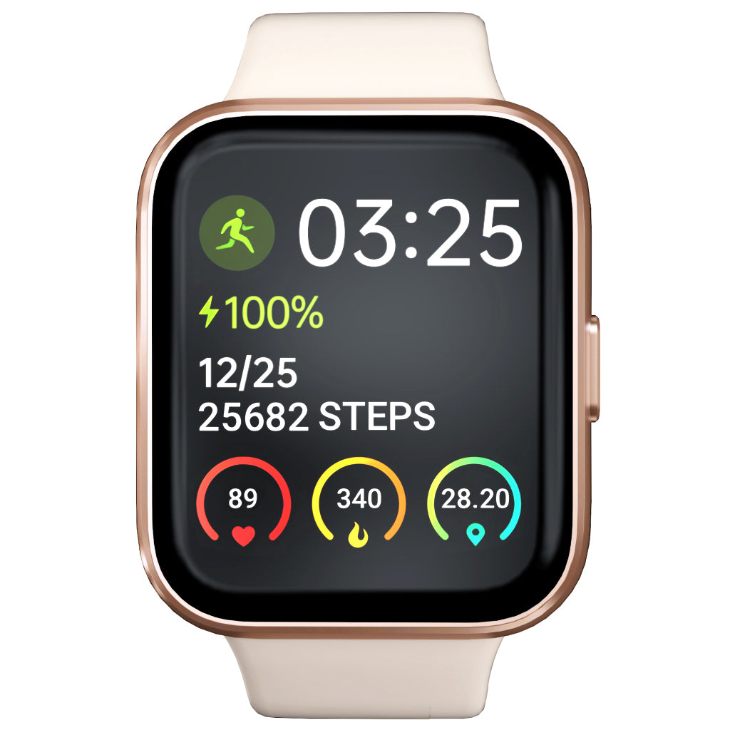 Health Smartwatch 3 Black & Rose Gold + Free Gift