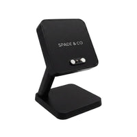 Magnetic charging dock included with SafeWatch Kids