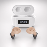 Discreet skin-tone, in-the-ear design