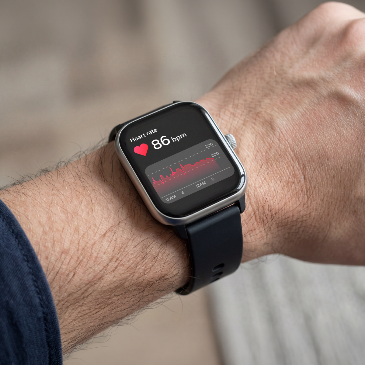 Heart rate monitoring on the wrist