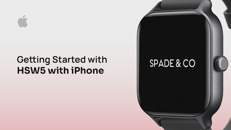 Getting started with Health Smartwatch 5 (iPhone)