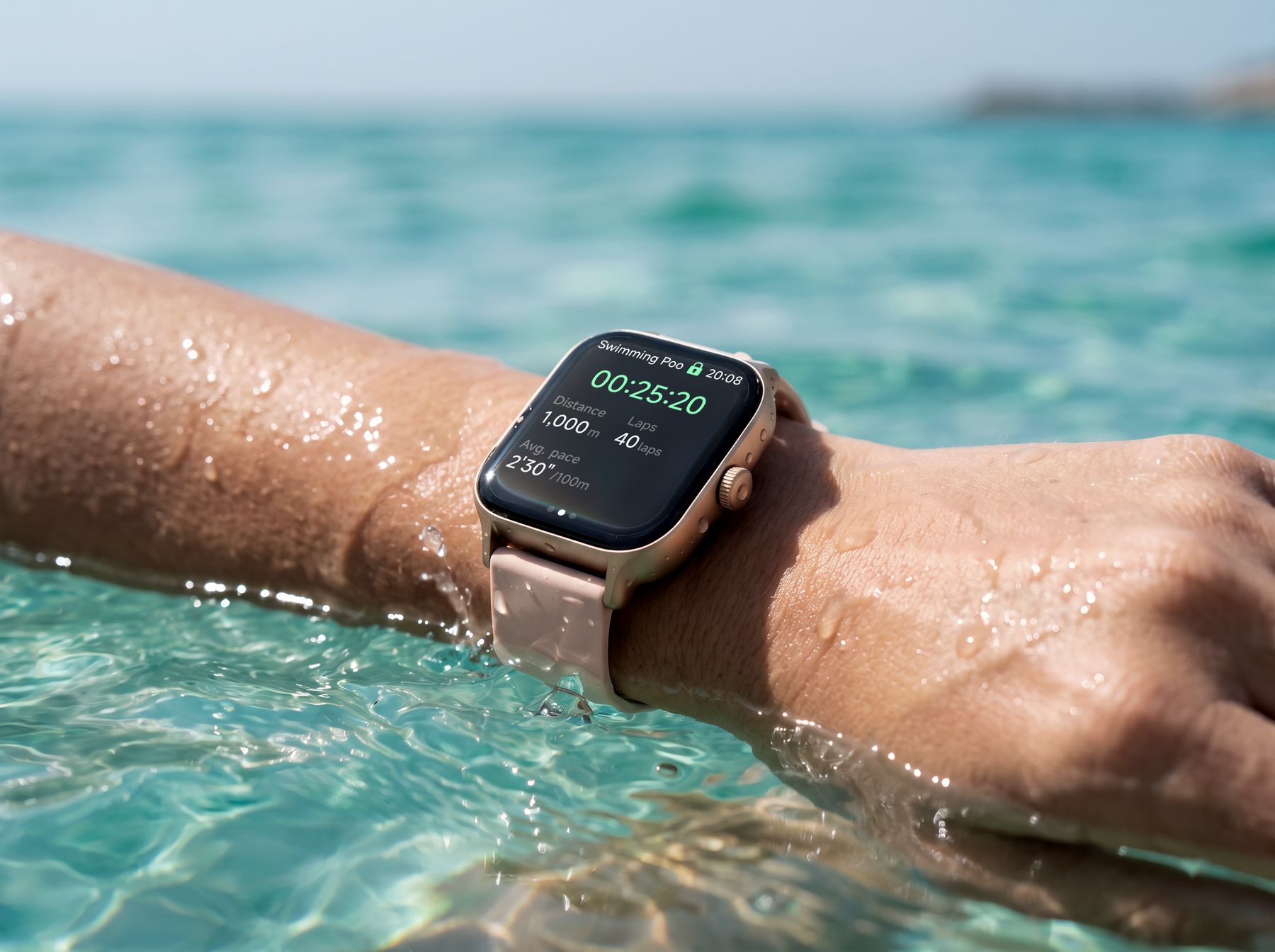 Health Smartwatch 5 water resistant to 50 meters