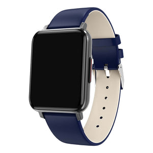 Blue Leather Band for Health Smartwatch 2