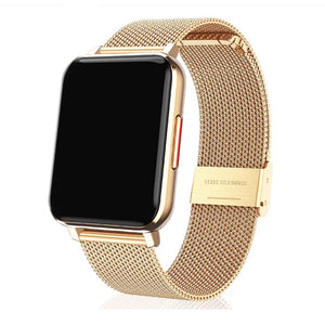 Gold Stainless Steel Band for Health Smartwatch 2