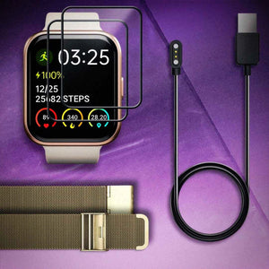 Health Smartwatch 3 Gold Bundle