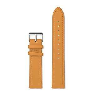 Flame Orange Leather Band for Health Smartwatch 3