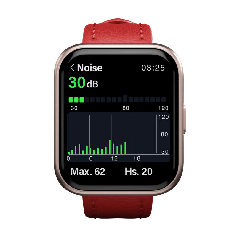 Red Leather Band for Health Smartwatch 3