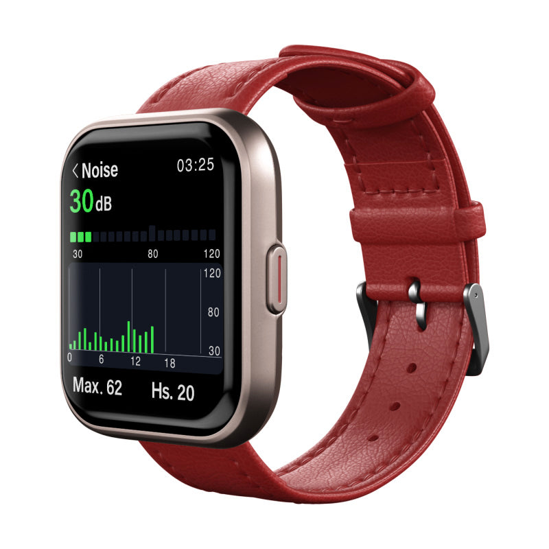 Red Leather Band for Health Smartwatch 3