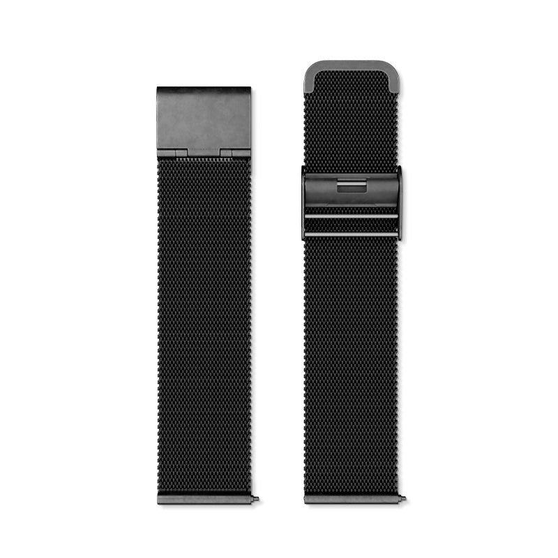 Black Stainless Steel Band for Health Smartwatch 3