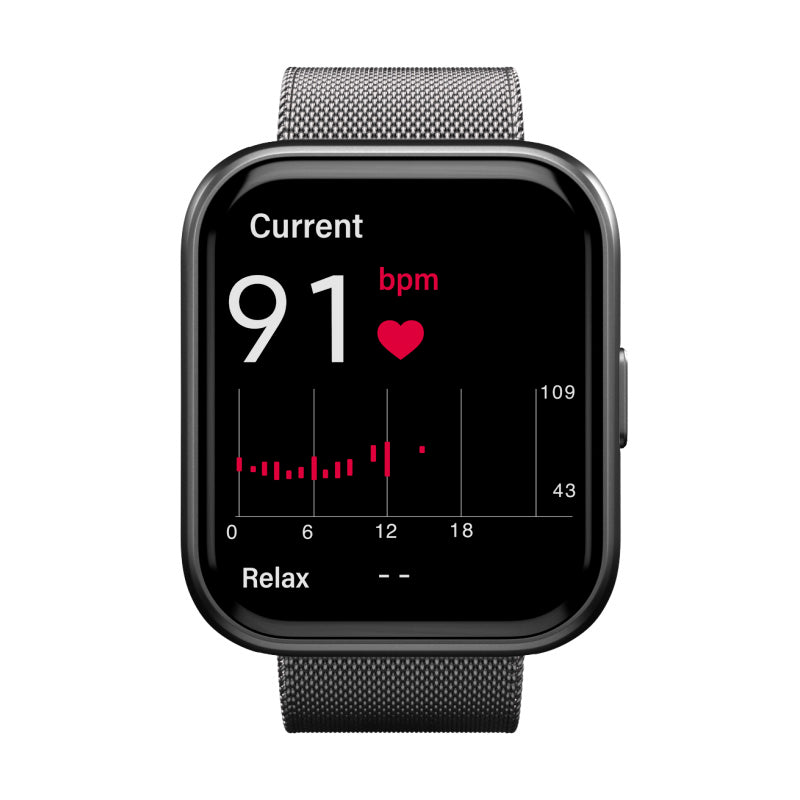 Silver Stainless Steel Band for Health Smartwatch 3