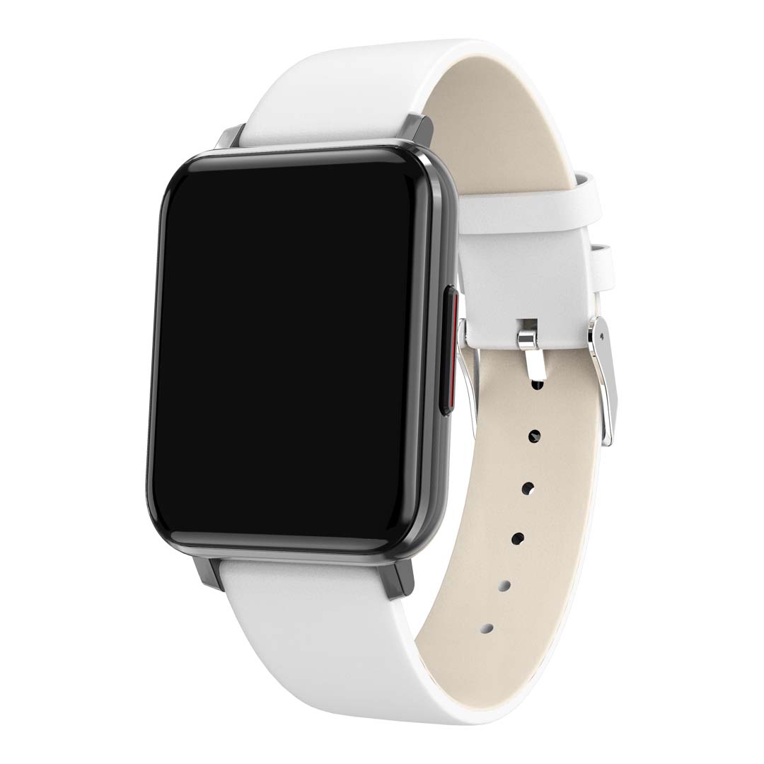 White Leather Band for Health Smartwatch 2